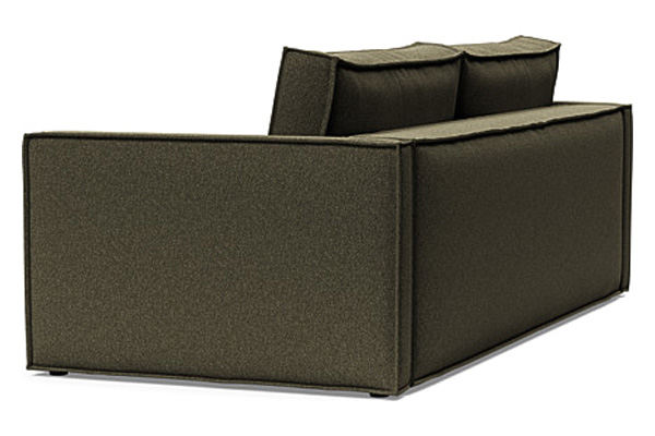 Innovation Living Newilla Sofa Bed with Slim Arms - 535 Bouclé Forest Green