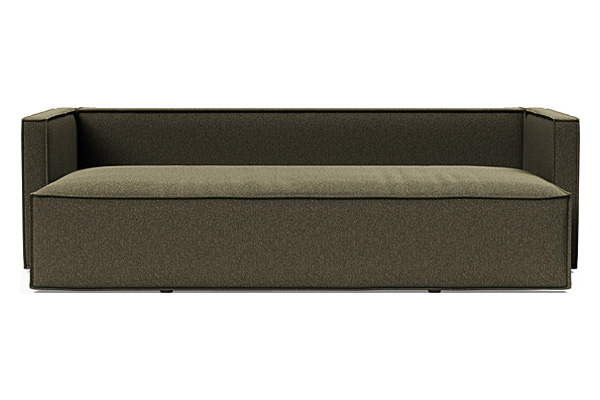 Innovation Living Newilla Sofa Bed with Slim Arms - 535 Bouclé Forest Green