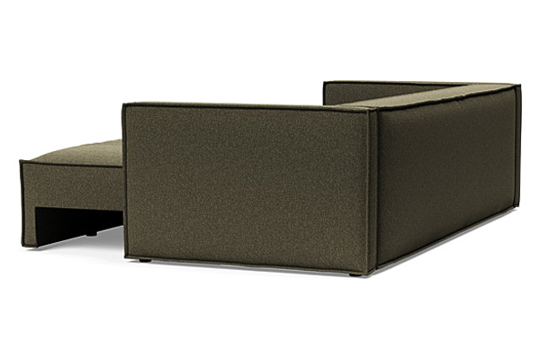 Innovation Living Newilla Sofa Bed with Slim Arms - 535 Bouclé Forest Green