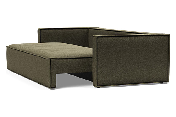 Innovation Living Newilla Sofa Bed with Slim Arms - 535 Bouclé Forest Green