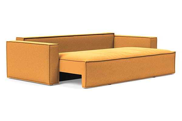 Innovation Living Newilla Sofa Bed with Standard Arms - 536 Bouclé Ochre