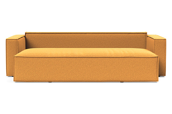 Innovation Living Newilla Sofa Bed with Standard Arms - 536 Bouclé Ochre