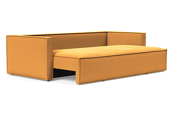 Innovation Living Newilla Sofa Bed with Slim Arms - 536 Bouclé Ochre