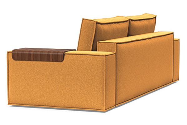 Innovation Living Newilla Sofa Bed with Wide Arms - 536 Bouclé Ochre