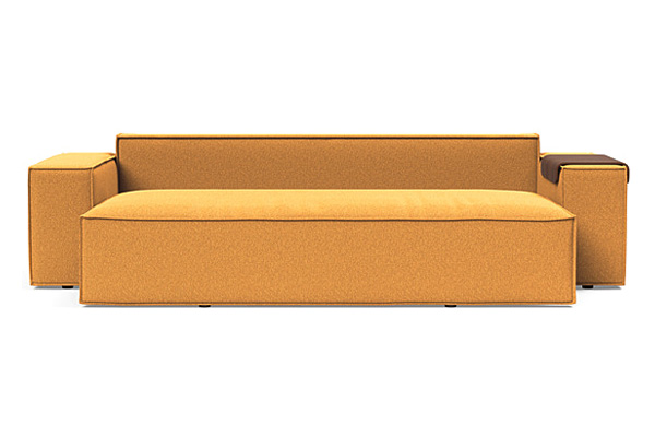 Innovation Living Newilla Sofa Bed with Wide Arms - 536 Bouclé Ochre