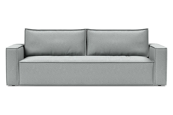 Innovation Living Newilla Sofa Bed with Standard Arms - 538 Melange Light Grey