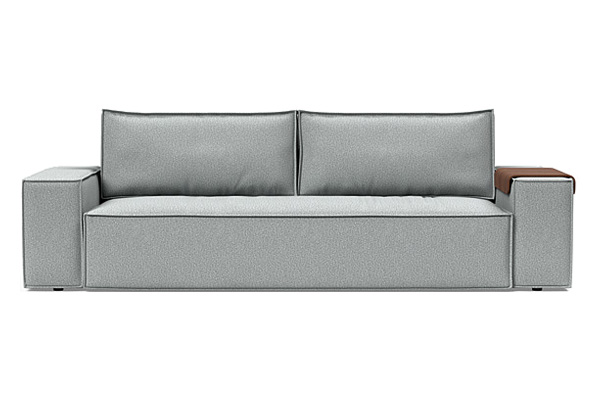 Innovation Living Newilla Sofa Bed with Wide Arms - 538 Melange Light Grey