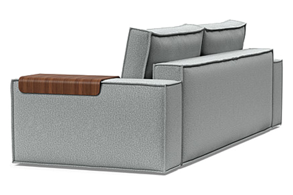 Innovation Living Newilla Sofa Bed with Wide Arms - 538 Melange Light Grey