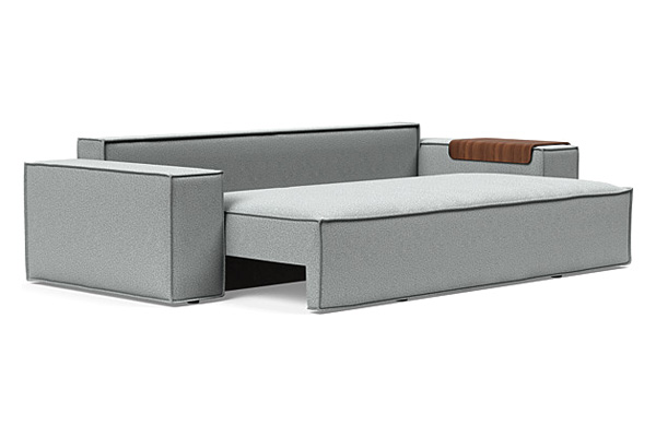 Innovation Living Newilla Sofa Bed with Wide Arms - 538 Melange Light Grey