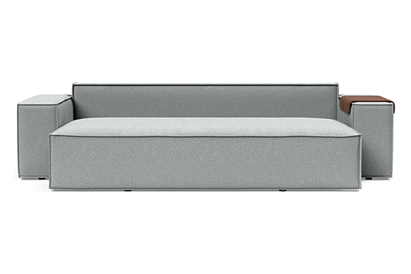 Innovation Living Newilla Sofa Bed with Wide Arms - 538 Melange Light Grey