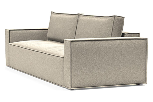 Innovation Living Newilla Sofa Bed with Standard Arms - 539 Bouclé Beige