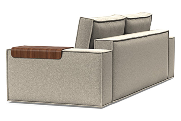 Innovation Living Newilla Sofa Bed with Wide Arms - 539 Bouclé Beige