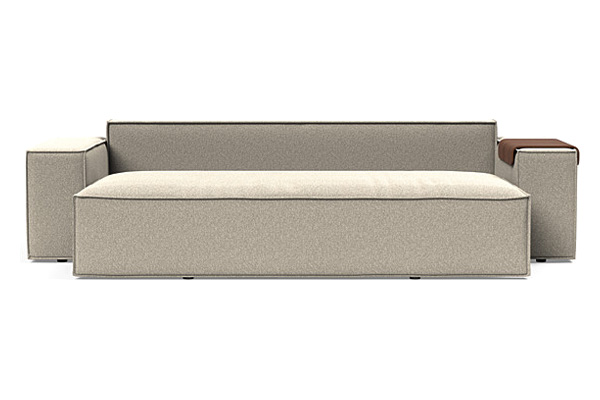 Innovation Living Newilla Sofa Bed with Wide Arms - 539 Bouclé Beige