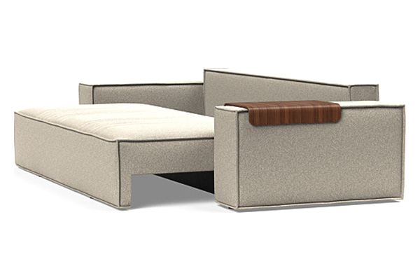 Innovation Living Newilla Sofa Bed with Wide Arms - 539 Bouclé Beige