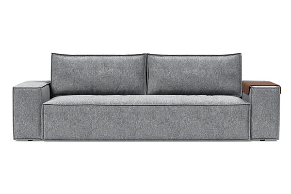 Innovation Living Newilla Sofa Bed with Wide Arms - 565 Twist Granite