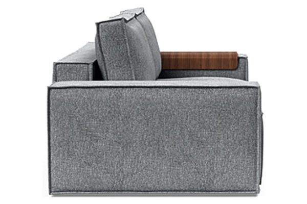 Innovation Living Newilla Sofa Bed with Wide Arms - 565 Twist Granite