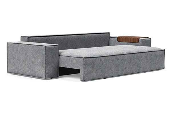 Innovation Living Newilla Sofa Bed with Wide Arms - 565 Twist Granite