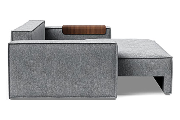 Innovation Living Newilla Sofa Bed with Wide Arms - 565 Twist Granite