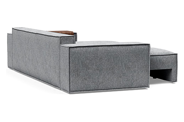 Innovation Living Newilla Sofa Bed with Wide Arms - 565 Twist Granite