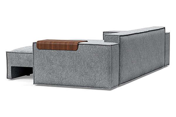 Innovation Living Newilla Sofa Bed with Wide Arms - 565 Twist Granite