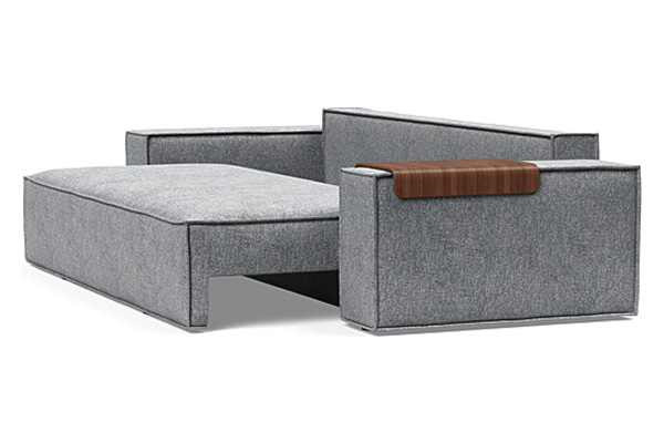 Innovation Living Newilla Sofa Bed with Wide Arms - 565 Twist Granite