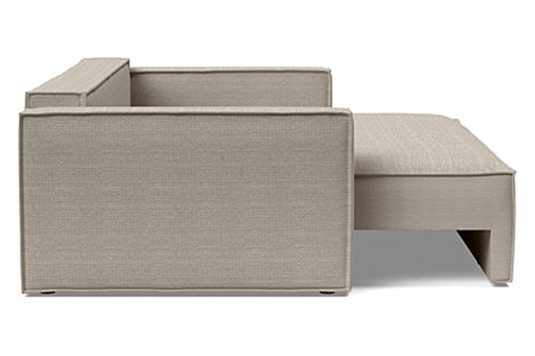 Innovation Living Newilla Sofa Bed with Standard Arms - 579 Kenya Gravel