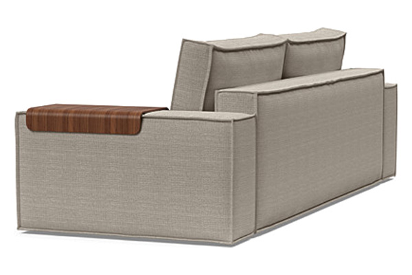 Innovation Living Newilla Sofa Bed with Wide Arms - 579 Kenya Gravel