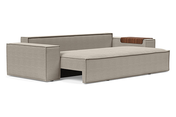 Innovation Living Newilla Sofa Bed with Wide Arms - 579 Kenya Gravel