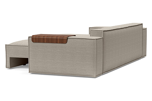 Innovation Living Newilla Sofa Bed with Wide Arms - 579 Kenya Gravel