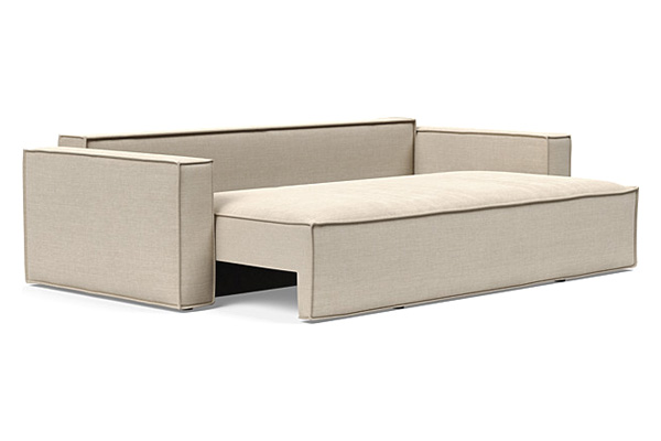 Innovation Living Newilla Sofa Bed with Standard Arms - 586 Phobos Latte