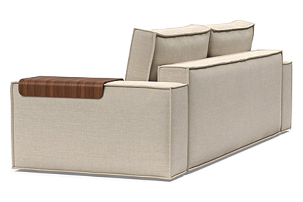 Innovation Living Newilla Sofa Bed with Wide Arms - 586 Phobos Latte