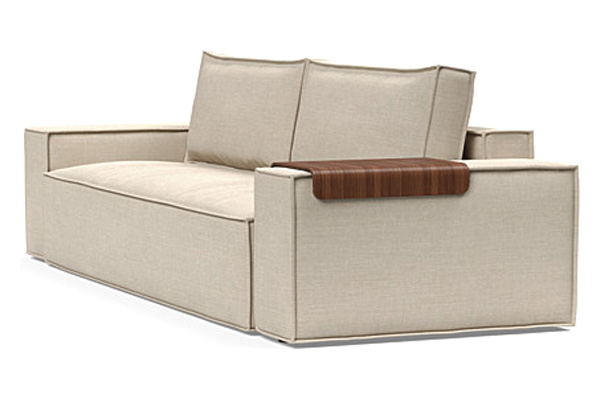 Innovation Living Newilla Sofa Bed with Wide Arms - 586 Phobos Latte