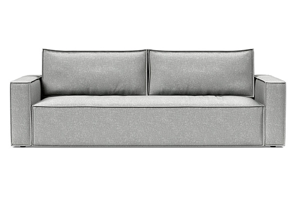 Innovation Living Newilla Sofa Bed with Standard Arms - 590 Micro Check Grey