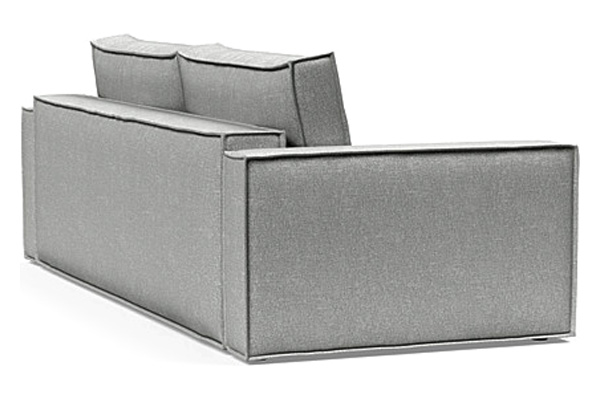 Innovation Living Newilla Sofa Bed with Standard Arms - 590 Micro Check Grey