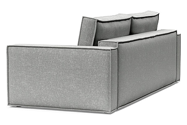 Innovation Living Newilla Sofa Bed with Standard Arms - 590 Micro Check Grey