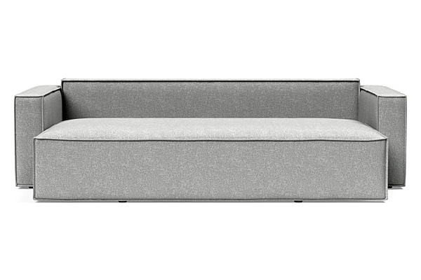 Innovation Living Newilla Sofa Bed with Standard Arms - 590 Micro Check Grey