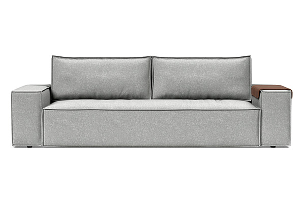 Innovation Living Newilla Sofa Bed with Wide Arms - 590 Micro Check Grey