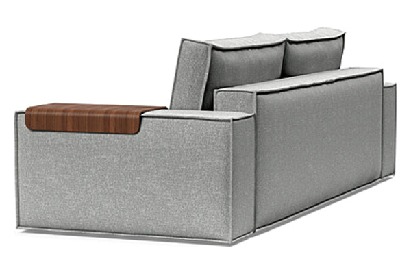 Innovation Living Newilla Sofa Bed with Wide Arms - 590 Micro Check Grey