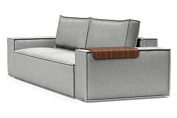 Innovation Living Newilla Sofa Bed with Wide Arms - 590 Micro Check Grey