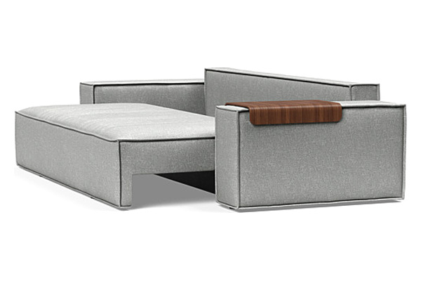 Innovation Living Newilla Sofa Bed with Wide Arms - 590 Micro Check Grey