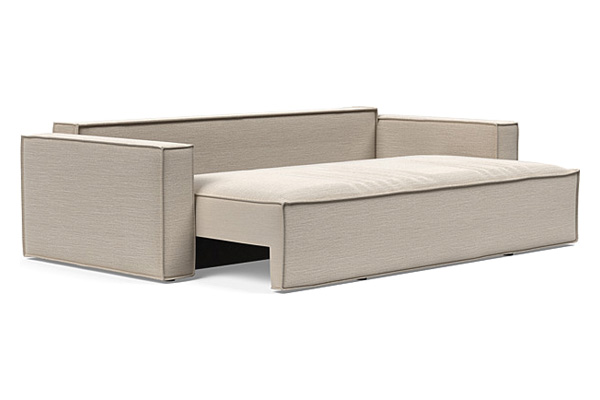 Innovation Living Newilla Sofa Bed with Standard Arms - 612 Blida Sand Grey