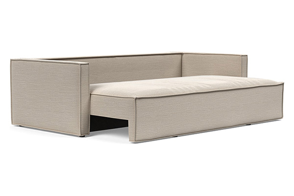 Innovation Living Newilla Sofa Bed with Slim Arms - 612 Blida Sand Grey