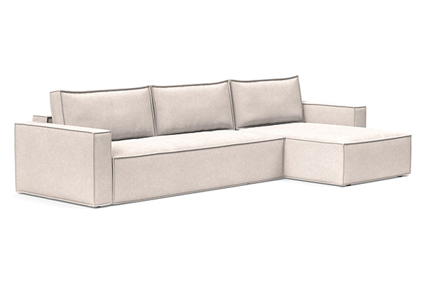 Innovation Living - Newilla Sofa Bed With Lounger with Standard Arms