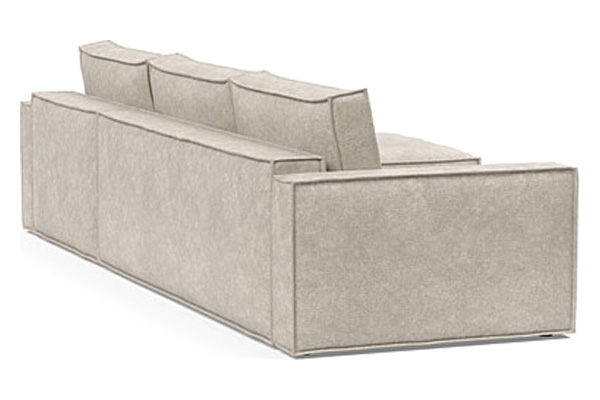 Innovation Living Newilla Sofa Bed With Lounger with Standard Arms - 280 Avella Sand