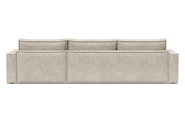 Innovation Living Newilla Sofa Bed With Lounger with Standard Arms - 280 Avella Sand