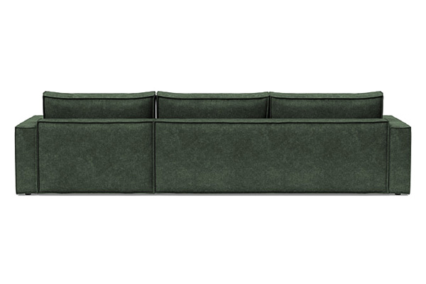 Innovation Living Newilla Sofa Bed With Lounger with Standard Arms - 281 Avella Pine Green