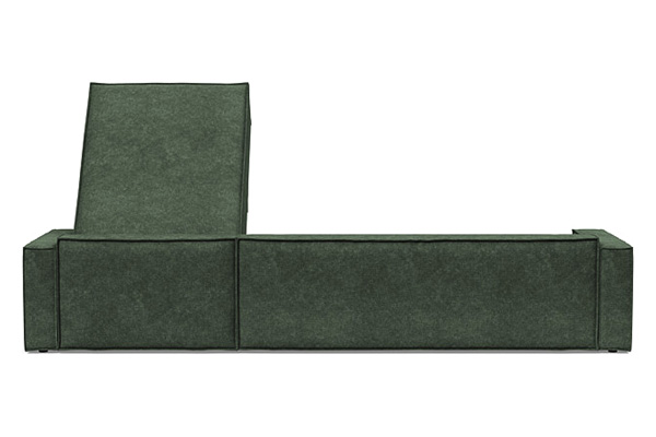 Innovation Living Newilla Sofa Bed With Lounger with Standard Arms - 281 Avella Pine Green