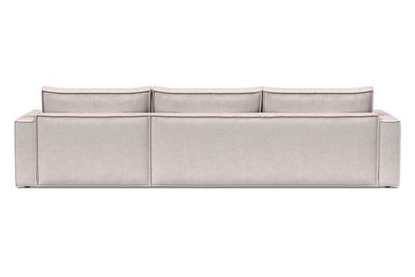 Innovation Living Newilla Sofa Bed With Lounger with Standard Arms - 300 Weda Sand