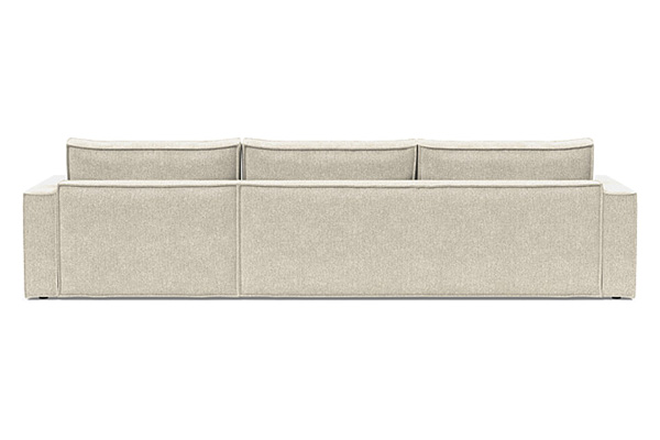 Innovation Living Newilla Sofa Bed With Lounger with Standard Arms - 357 Taura Off White