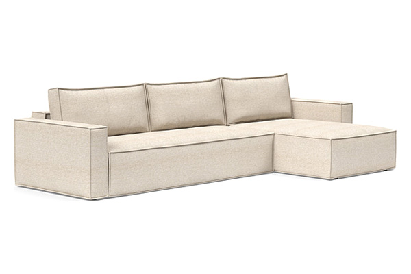 Innovation Living - Newilla Sofa Bed With Lounger with Standard Arms